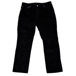 Levi's 511 Corduroy Black Jeans Pants Mens Size 36x29 Stretch Straight Academia